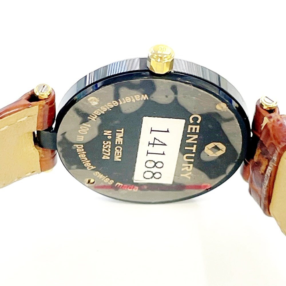 【1円スタート】CENTURY センチュリー TIMEGEM タイムジェム クオーツ ボーイズ腕時計 254096_画像6