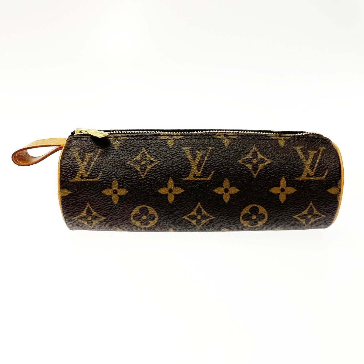 【1円スタート】LOUIS VUITTON ルイ・ヴィトン M47630 モノグラム トゥルースロンド ステーショナリー ブラウン系 ペンケース 256020_画像1