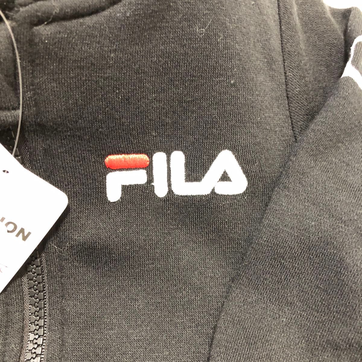 新品　FILA フィラ　子供服　裏起毛　ジャケット　アウター　90ジップアップ スウェット ジャージ 