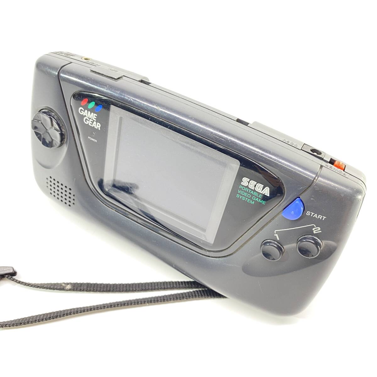 1円～ 6T40330224 SEGA セガ GAME GEAR ゲームギア ソフト2本付き HGG-32 ゲーム機 本体 通電動作未確認 現状品_画像2