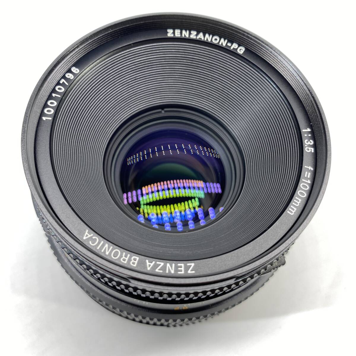 1円～ 6T50530324 ZENZA BRONICA ゼンザブロニカ 中判カメラ レンズ - ZENZANON-PG 1:3.5 f=100mm カメラ 撮影機器 通電動作未確認の画像3