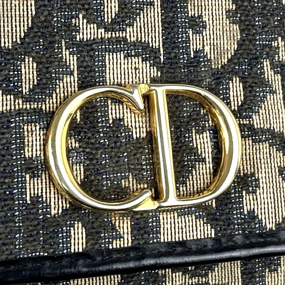  прекрасный товар #Christian Dior Dior сумка на плечо Toro ta- общий рисунок CD Gold металлические принадлежности Jaguar do очень редкий парусина кожа * трудно найти товар 
