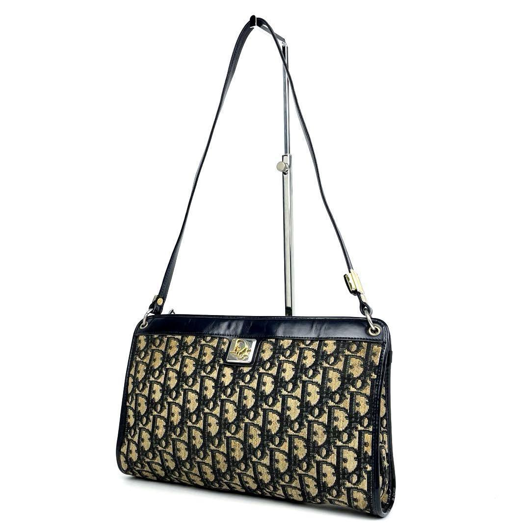 美品】Christian Dior ディオール ショルダーバッグ トロッター 美品】Christian Dior ディオール ショルダーバッグ トロッター