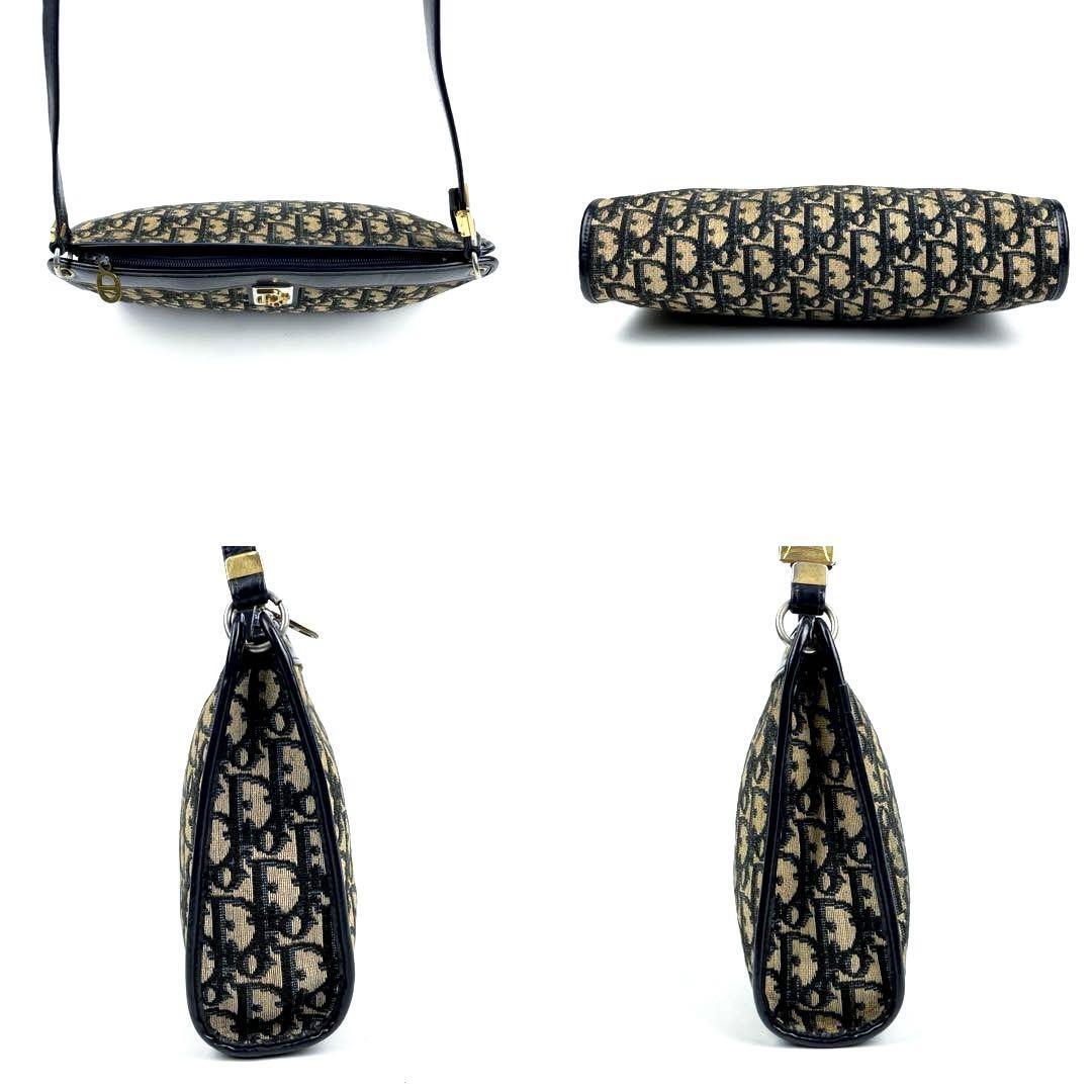 美品】Christian Dior ディオール ショルダーバッグ トロッター 美品】Christian Dior ディオール ショルダーバッグ トロッター