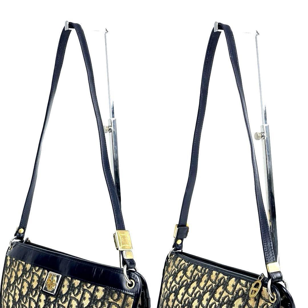 美品】Christian Dior ディオール ショルダーバッグ トロッター 美品】Christian Dior ディオール ショルダーバッグ トロッター