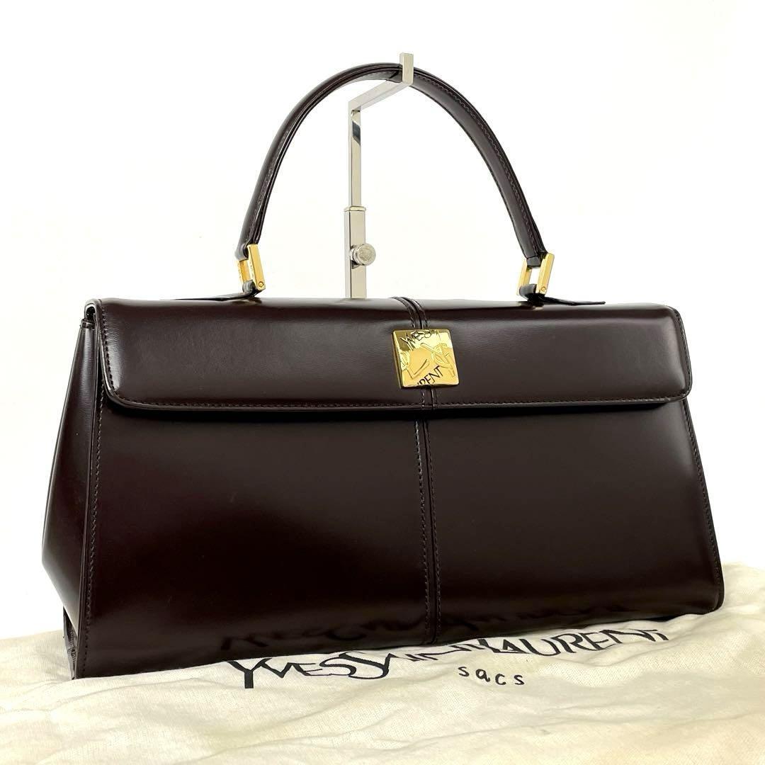 極美品】Yves Saint Laurent イヴサンローラン ハンドバッグ YSL 極美品】Yves Saint Laurent イヴサンローラン ハンドバッグ YSL