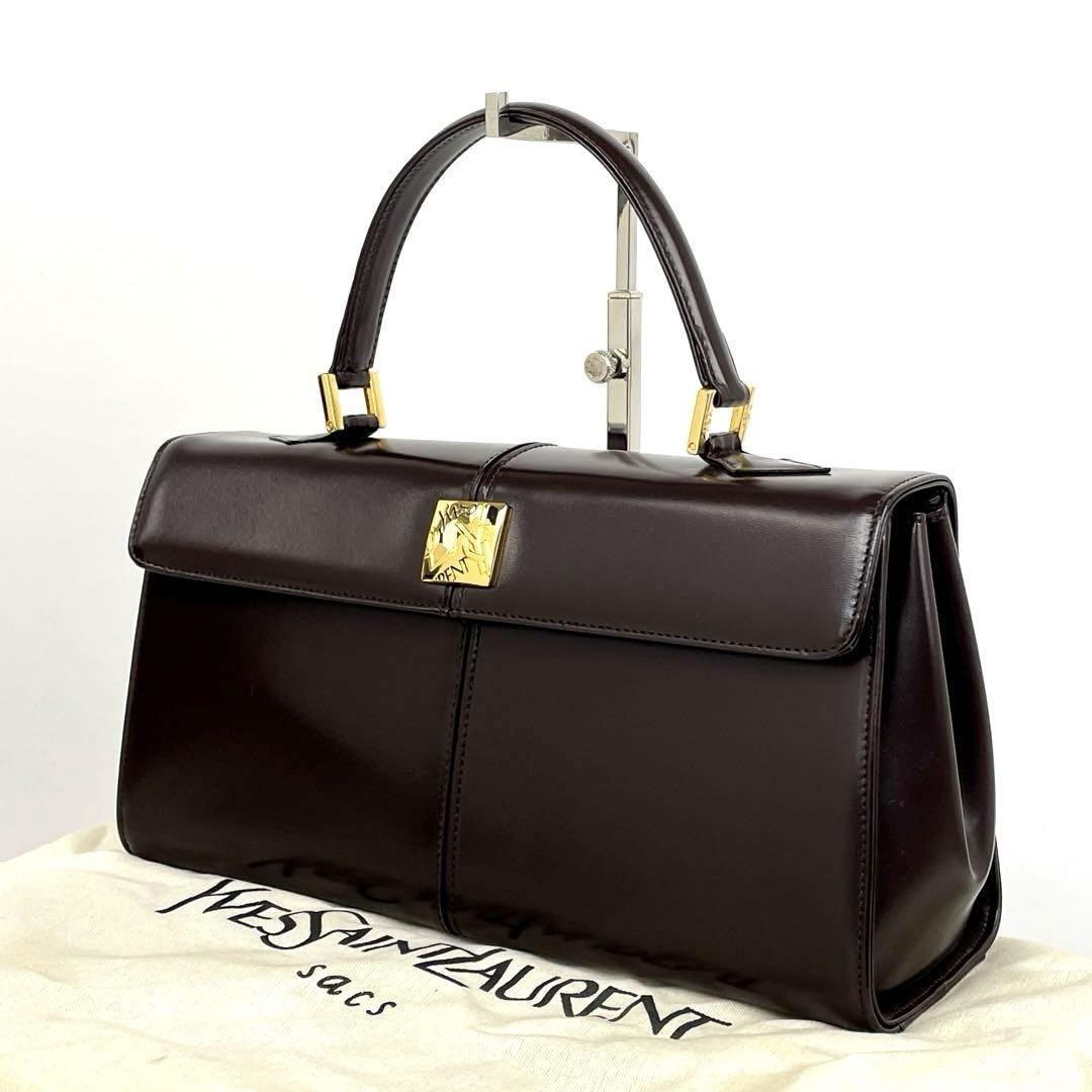 極美品】Yves Saint Laurent イヴサンローラン ハンドバッグ YSL 極美品】Yves Saint Laurent イヴサンローラン ハンドバッグ YSL