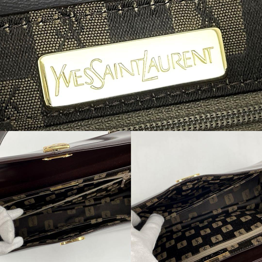 極美品】Yves Saint Laurent イヴサンローラン ハンドバッグ YSL 極美品】Yves Saint Laurent イヴサンローラン ハンドバッグ YSL
