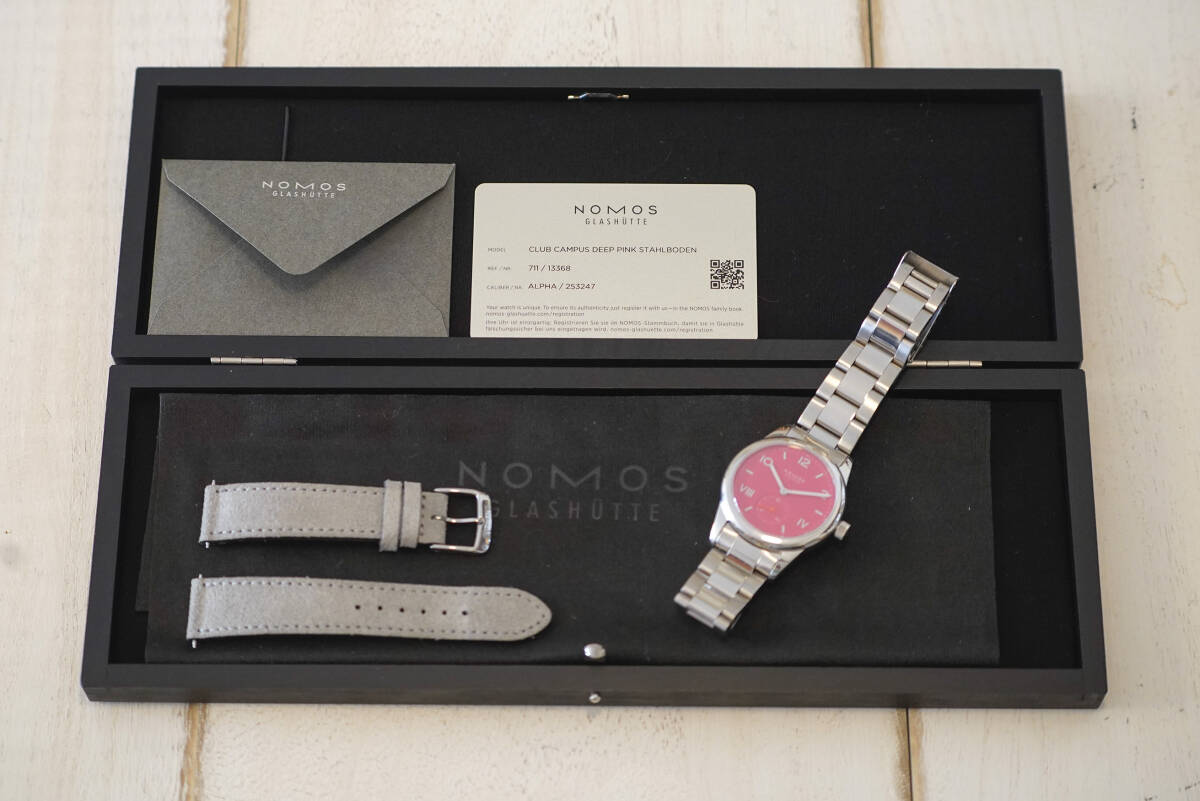 NOMOS　クラブ キャンパス 36 ディープピンク　ノモス_画像1