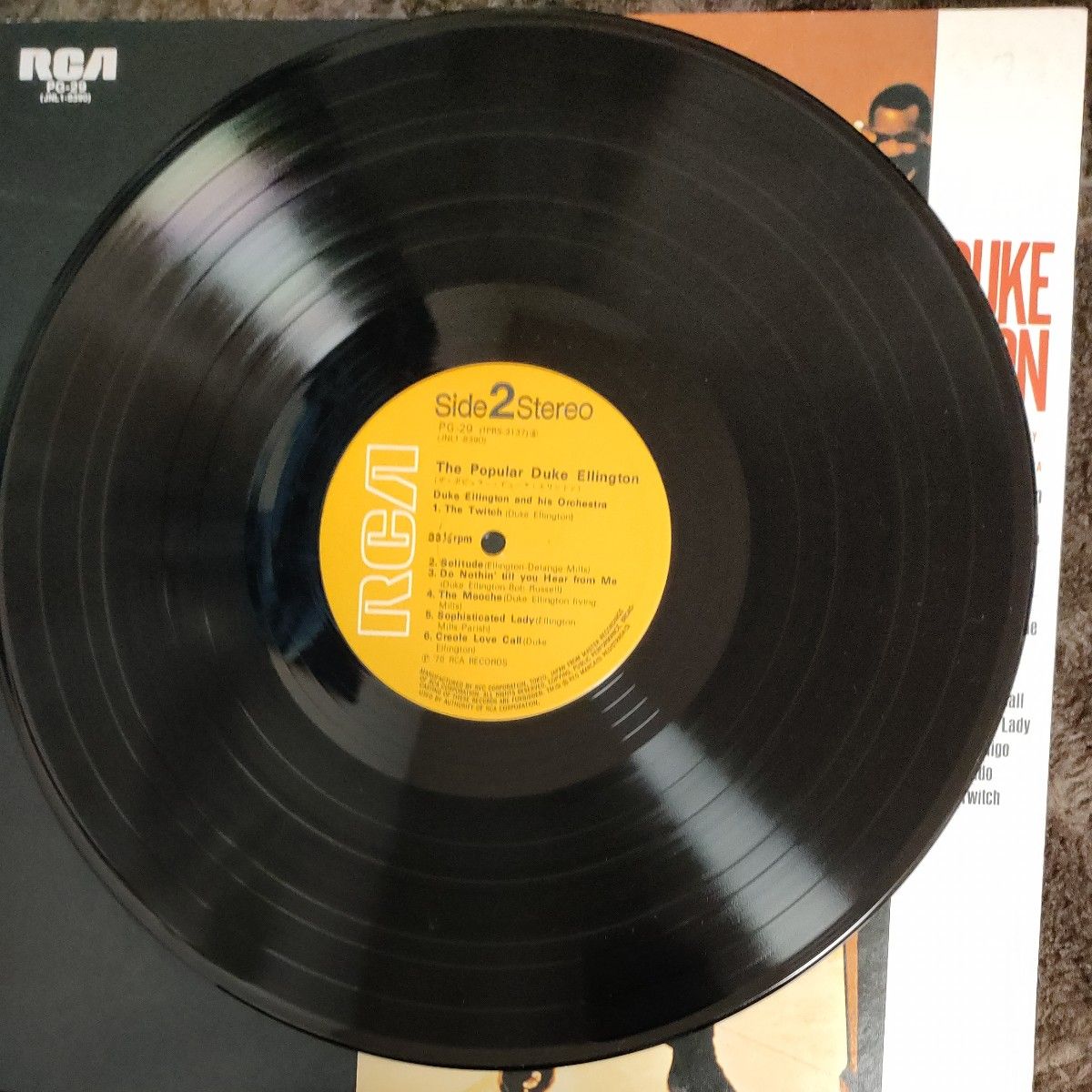 THE POPULAR DUKE ELLINGTON/RVCレコード LP 国内盤