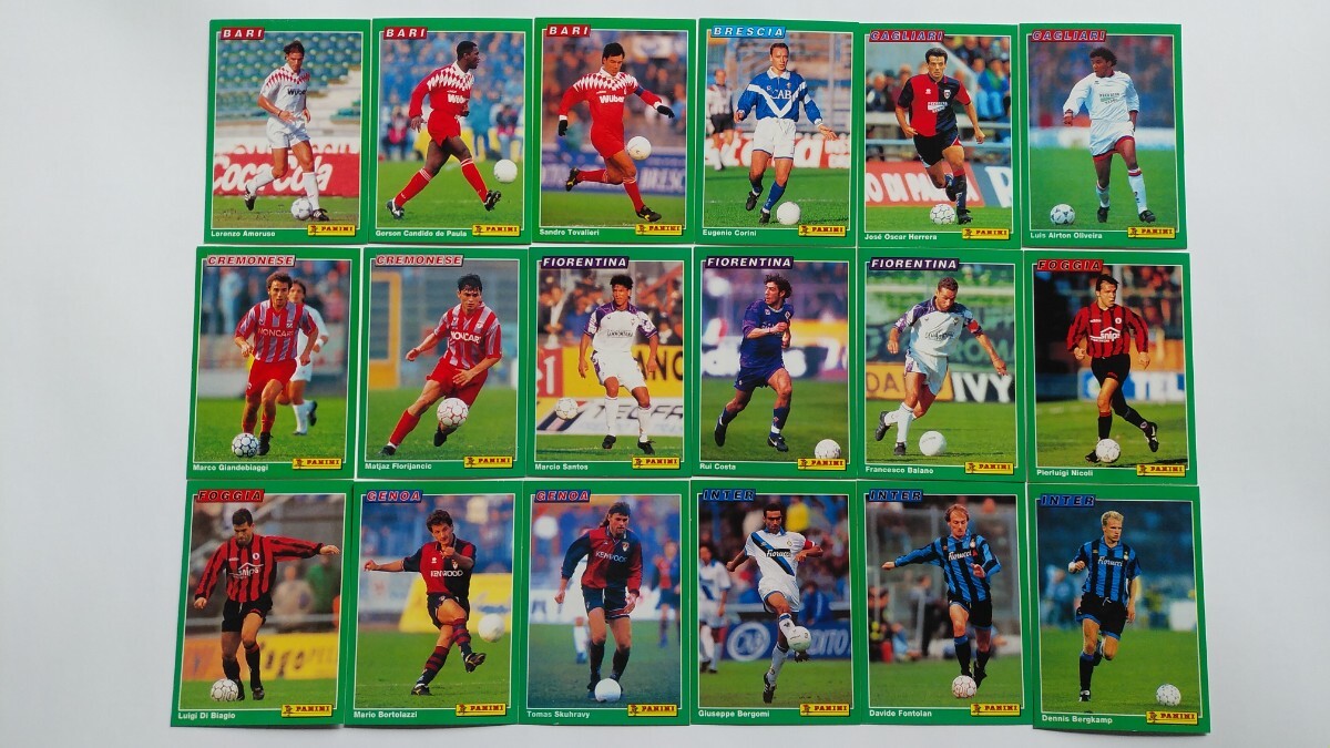 1995 Panini Calcio パニーニ カルチョ 95 セリエA 53枚 アソート サッカー カード デルピエロ マルディーニ デシャン バレージ ボバン 他_画像1