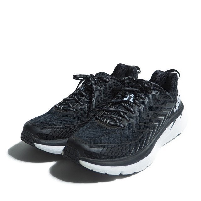 M6240R42　■HOKAONEONE ホカオネオネ エディフィス 購入■ CLIFTON4 クリフトン 軽量ランニング スニーカー ブラック US8/26cm 1016723 黒_画像2