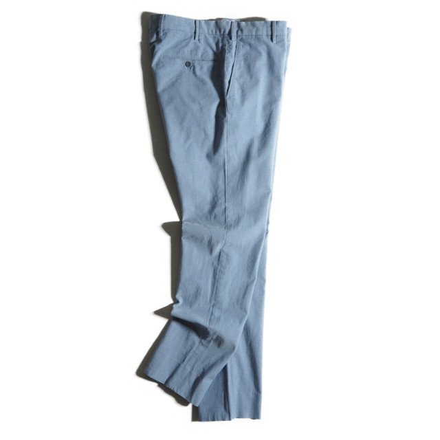 M1608f52 #INCOTEX INCOTEX # icecottton tapered cotton pants blue 50 / slacks summer pants INWT35 spring summer 