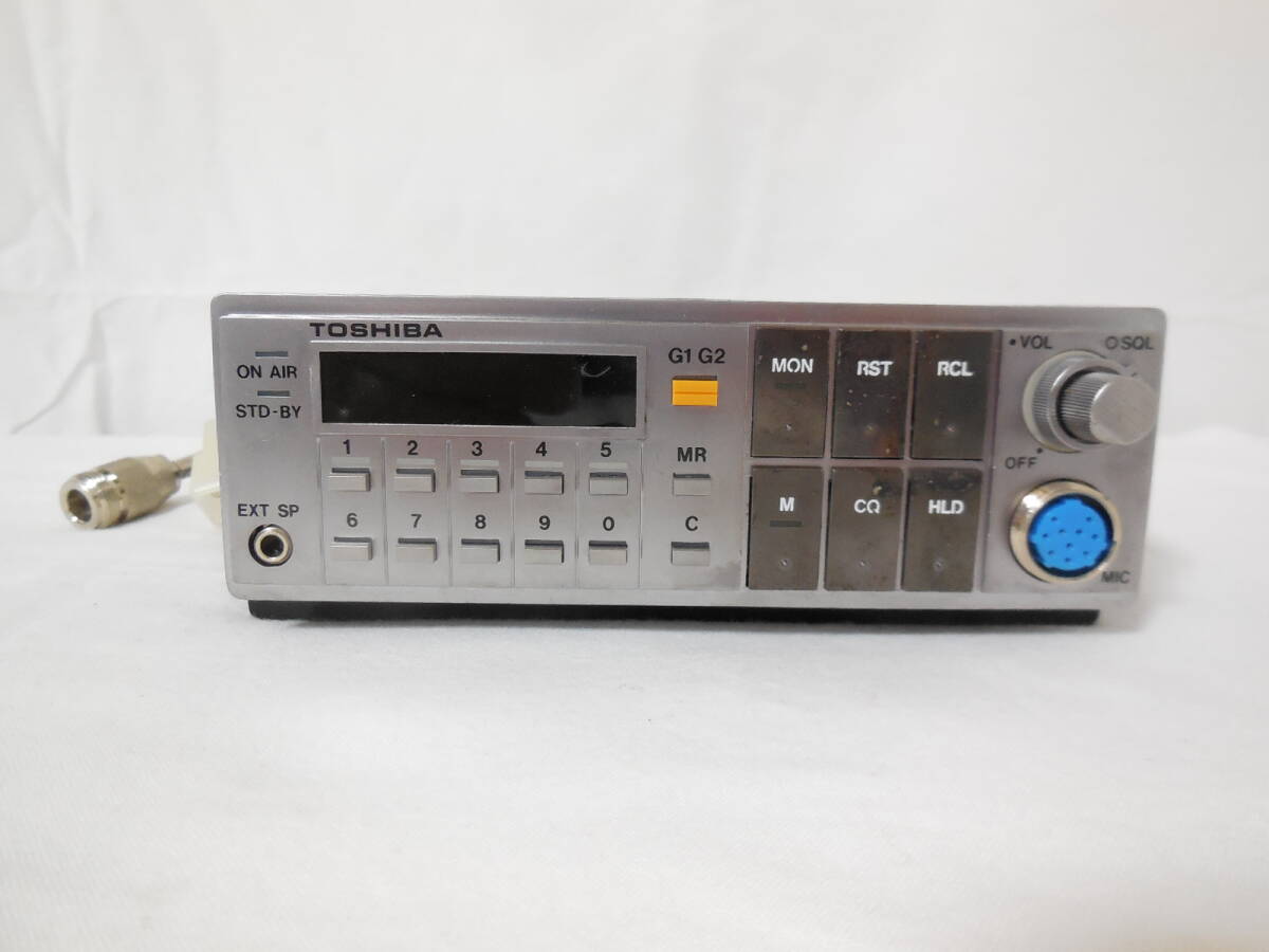 □ 未使用品 TOSHIBA 東芝パーソナル無線機 TS-2 9M52A レトロ_画像3