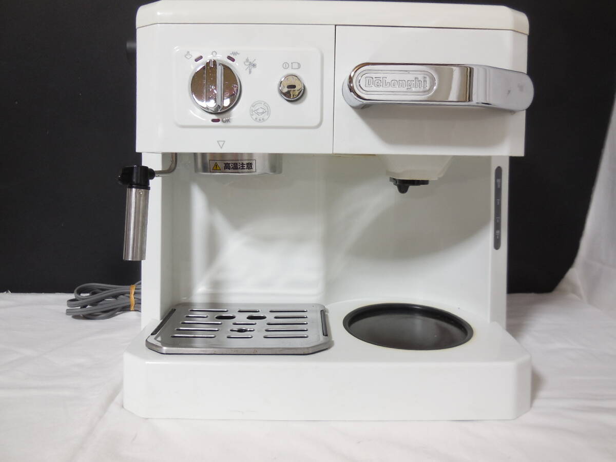 □ DeLonghi/デロンギ コンビコーヒーメーカー エスプレッソマシン BC0410J-W ☆☆_画像6