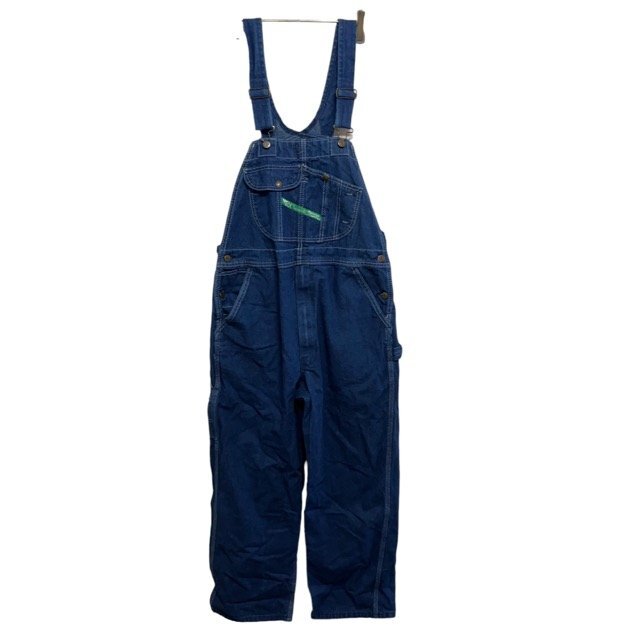 1 start KEY w36 America old clothes Mexico made jeans Denim overall ki. dark blue working clothes Work M26 men's 