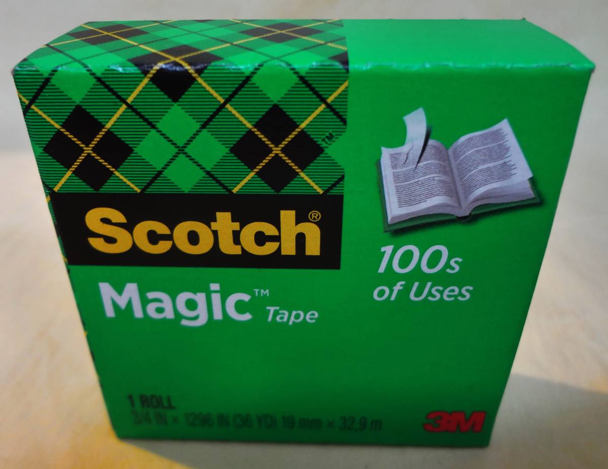 *[ unused * unopened ]3M Scotch Magic Tape men DIN g tape 19mm×32.9m 12 volume together! bargain goods * postage 230 jpy 