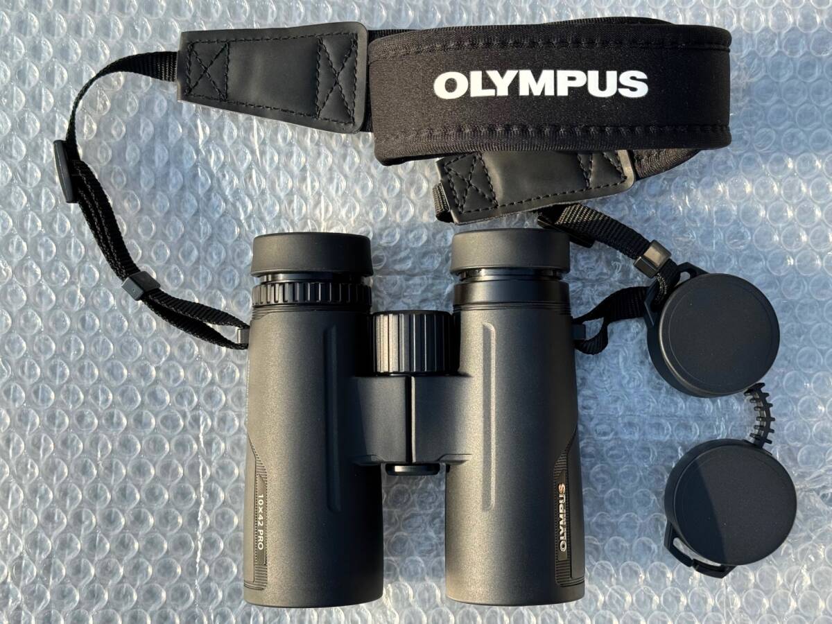 OLYMPUS 双眼鏡 10x42 PRO 最上位モデル ダハプリズム式 オリンパス 中古美品_画像5