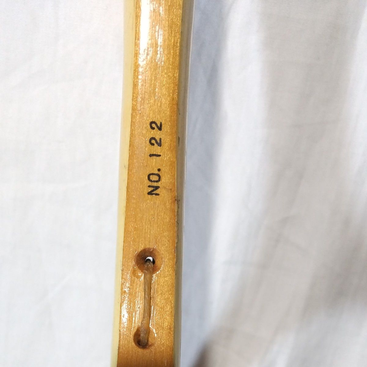 木製ラケット KAWASAKI RAKET NUMBER ONE カバー付き オブジェ 飾り品