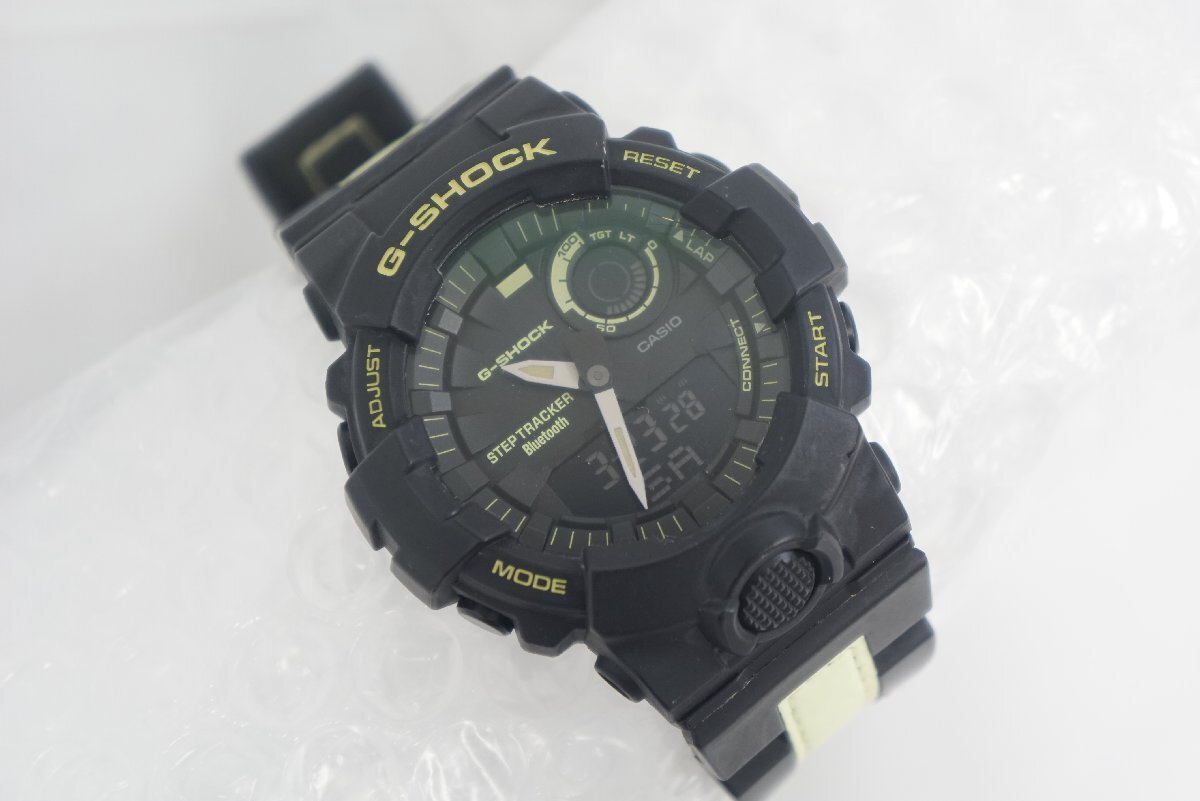 ◎レパ520/60☆JRN☆Casio カシオ G-Shock Gショック GBA-800 アナデジ メンズ 腕時計 ブラック☆0323-902の画像1