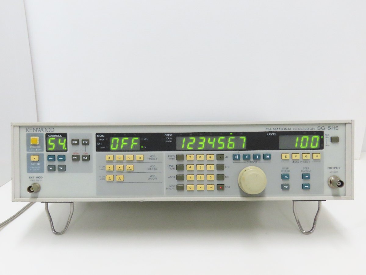 ◎140☆KENWOOD SG-5115 FM-AM Signal Generator☆0312-394の画像2