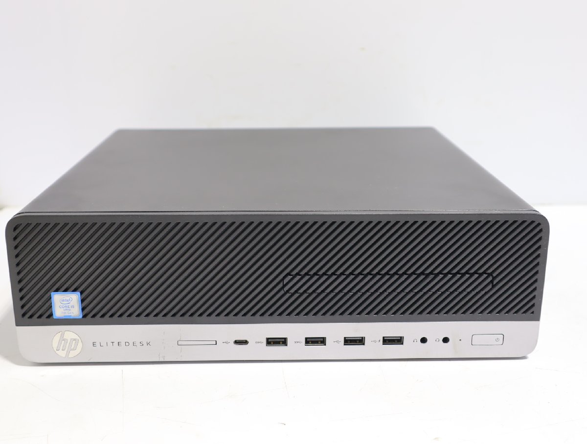 100☆HP EliteDesk 800 G3 SFF Core i5-7500 3.40GHz/メモリ4GB☆3J-188