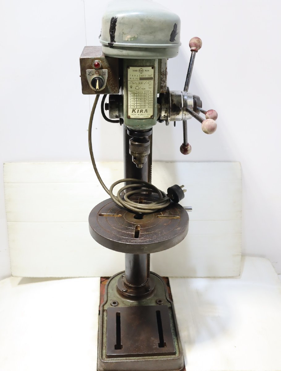 西P☆KIRA キラ タッピングボール盤 KRT-340 三相200V☆3J-184 電動 西P☆KIRA キラ タッピングボール盤 KRT-340 三相200V☆3J-184 電動