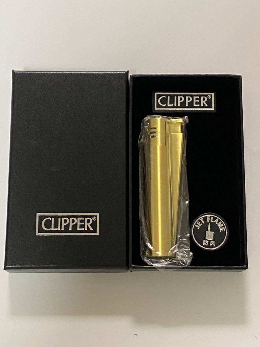 CLIPPER クリッパー ライター ジェット メタル ゴールド ターボライター_画像1