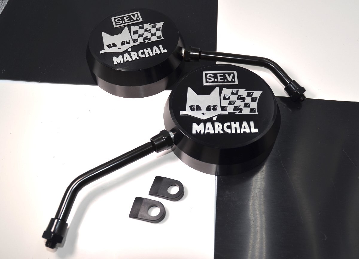 マーシャル 当時旧車用 Z2タイプ ミラー 左右Set MARCHAL 検/Z1 Z2 MK2 Z1R Z900 KZ1000 Z400FX GS400 GT380 KH400 SS250 マッハ キジマ_画像3