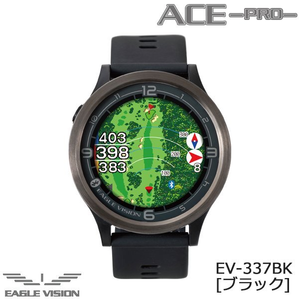 【EAGLE VISION】【イーグルビジョン】【2024 ACE -PRO-】【エースプロ】【時計、ウォッチタイプ】【EV-337 BK】【ブラック】_画像1