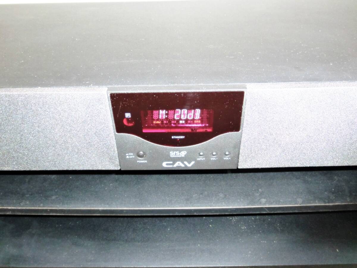 CAVジャパン　3.1ch　オーディオラック　THRF-90　動作良好　スピーカー付きテレビ台　テレビボード　AVボード_画像8