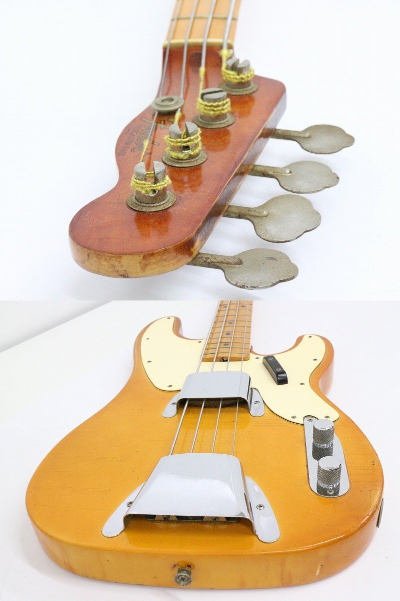 ♪♪【ビンテージ】Fender Telecaster Bass Blonde 1970年製 エレキベース テレキャスターベース フェンダー ケース付♪♪020607001m♪♪_画像8