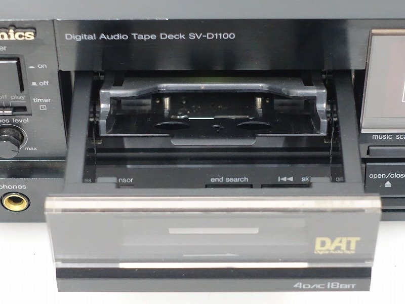 ■□Technics SV-D1100 DATデッキ TDK/maxell テープ4本付 テクニクス□■015785013J□■_画像2