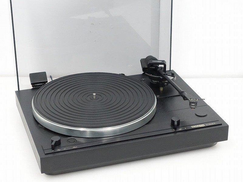 ■□THORENS TD320MKIII/SHURE M44GX レコードプレーヤー TD-320MKIII MM型カートリッジ/インシュレーター4個付 トーレンス■020122001J-2の画像1