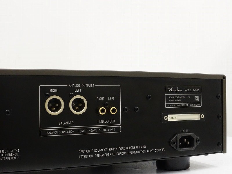 ■□Accuphase DP-55 CDプレーヤー アキュフェーズ□■020122003□■の画像7