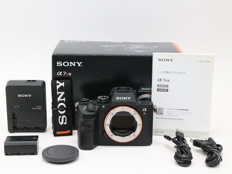 *0[ original box attaching ]SONY α7R III ILCE-7RM3 mirrorless single-lens camera body E mount Sony 0*020794001m0*