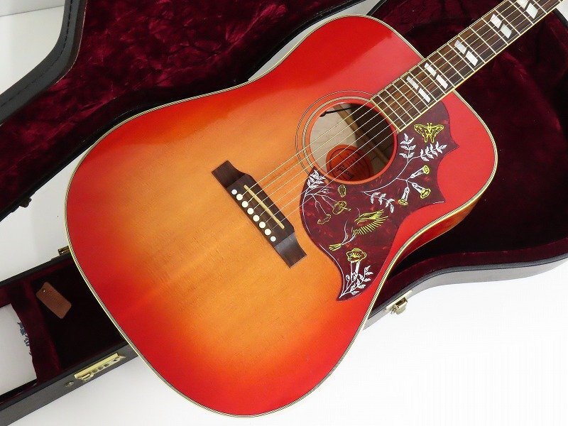 ■□Gibson Hummingbird Quilt 2014年製 エレアコースティックギター ハミングバード ギブソン ケース付□■019575001m□■の画像1