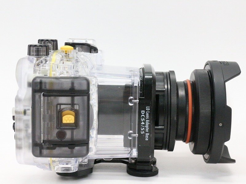 ●○Canon WP-DC55/INON DC54 55/INON UWL-S100 ZM80 他 ウォータープルーフケース ワイドコンバージョンレンズ セット●020791016J○●の画像5