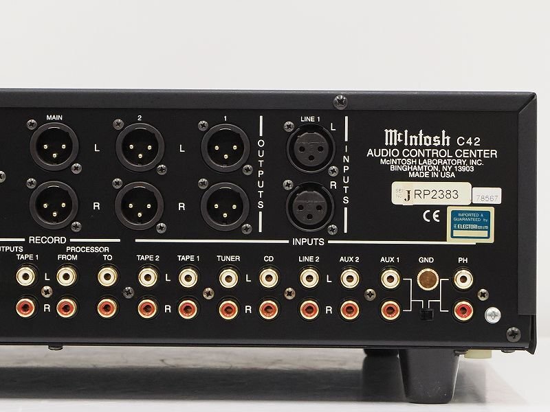 ▲▽McIntosh C42 プリアンプ マッキントッシュ 正規品△▼013858006J△▼の画像6