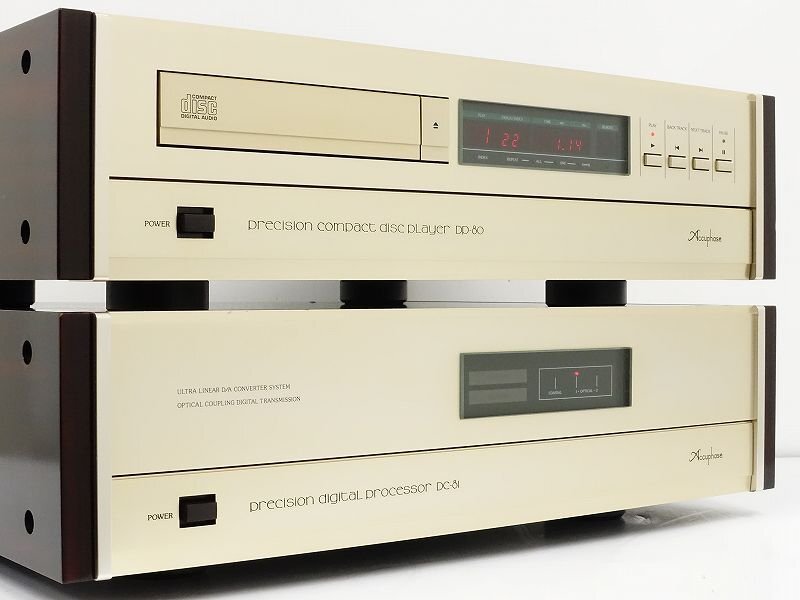 ▲▽Accuphase DP-80/DC-81 CDプレーヤー D/Aコンバーター アキュフェーズ△▼020820002-2△▼_画像1