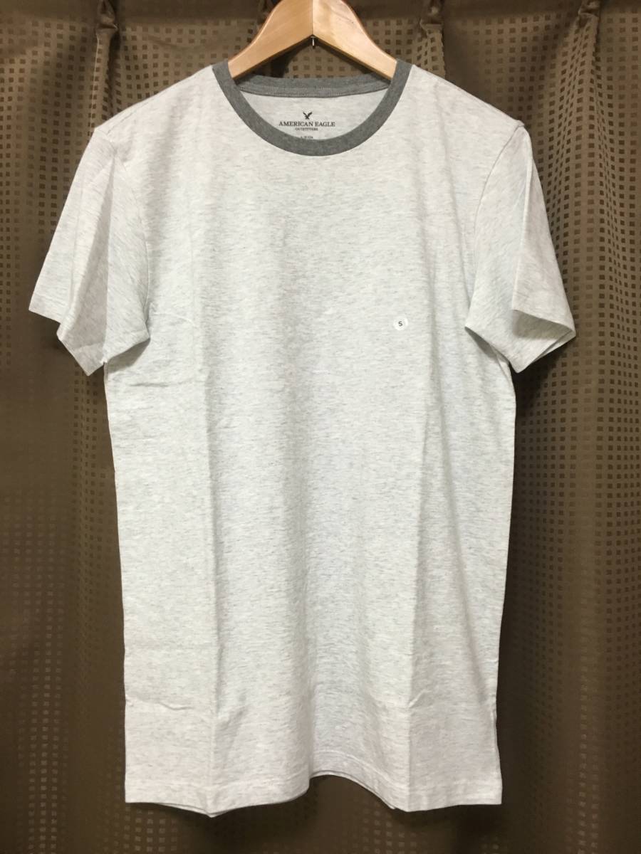 セール! 正規品 本物 新品 アメリカンイーグル Tシャツ AMERICAN EAGLE Tシャツ シルエット綺麗 グレー系 着心地抜群 綿100% XS ( S_画像3