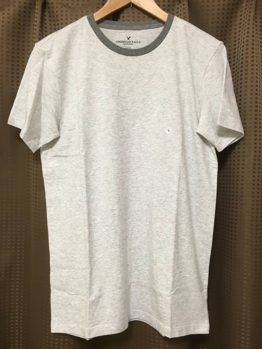 セール! 正規品 本物 新品 アメリカンイーグル Tシャツ AMERICAN EAGLE Tシャツ シルエット綺麗 グレー系 着心地抜群 綿100% XS ( S_画像6