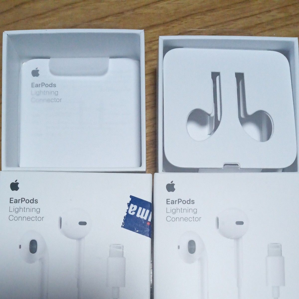 EarPods with Lightning Connector MMTN2J/A ホワイト 空箱 コレクション 2個おまとめ 