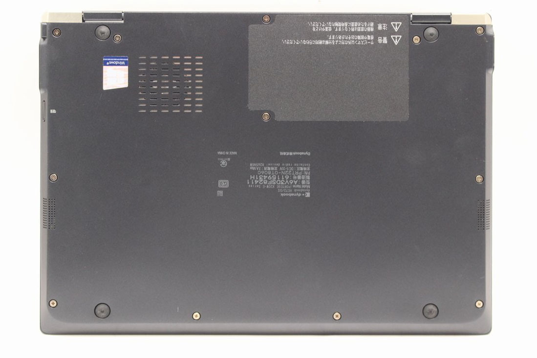 LTE 美品 フルHD タッチ 12.5型 TOSHIBA dynabook VC72/DS Windows11 八世代 i5-8250u 8GB NVMe 256GB-SSD カメラ 無線 Office付 税無の画像10