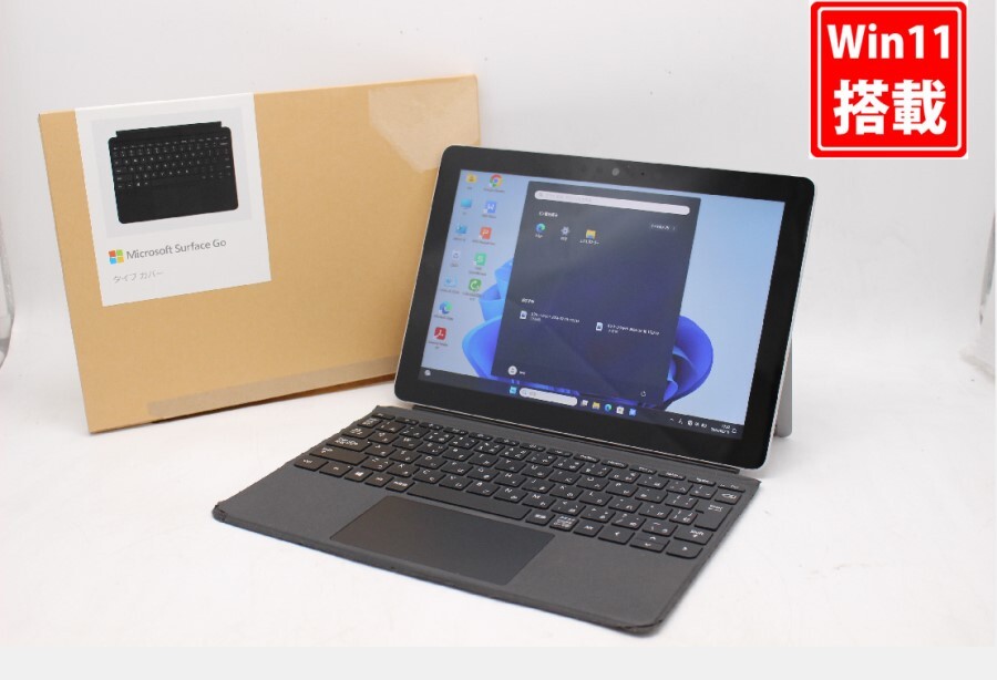 中古良品 10.1型 Microsoft Surface GO Model.1825 Windows11 Pentium 4415Y 8GB NVMe 128GB-SSD カメラ LTE 無線 Office付 管:1626m_画像1