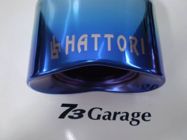 90Φ用 100L　超軽量チタンテール　マフラーカッター　チタンマフラーカッター　チタンテール　チタン　なみガレージ　73garage 73gtsu90_３Ｄレーザーマーキングサンプル