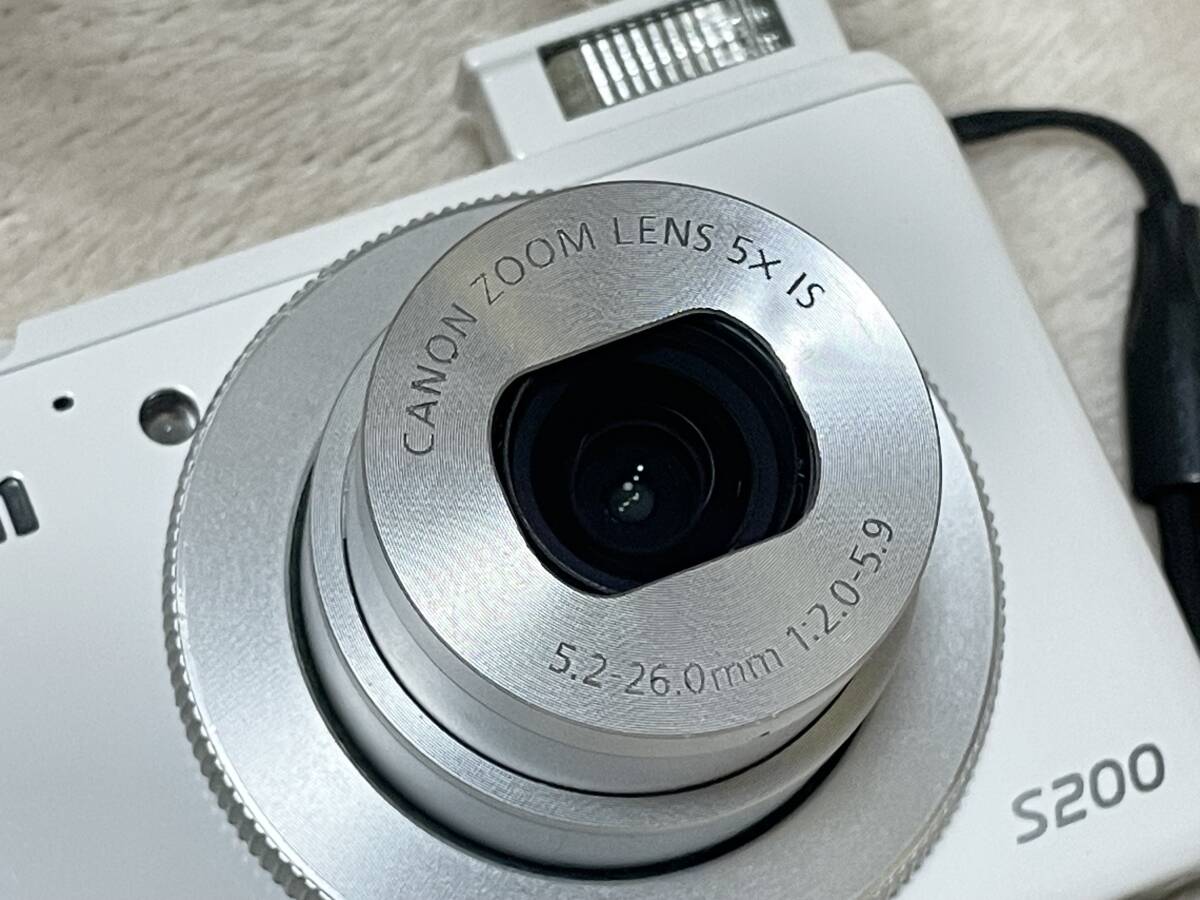 即決 Canon PowerShot パワーショット S200 ホワイト ジャンク 即決 Canon PowerShot パワーショット S200 ホワイト ジャンク