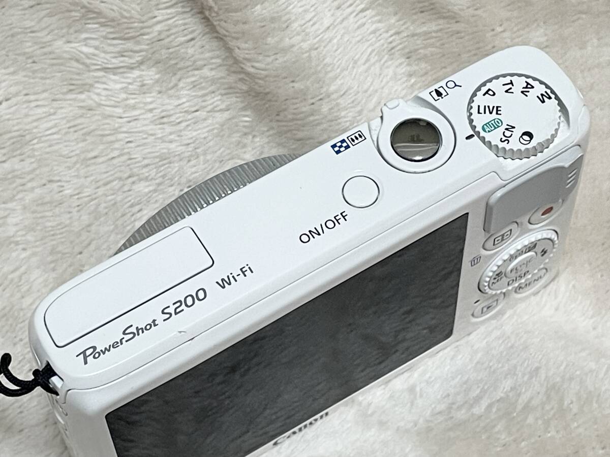 即決 Canon PowerShot パワーショット S200 ホワイト ジャンク 即決 Canon PowerShot パワーショット S200 ホワイト ジャンク