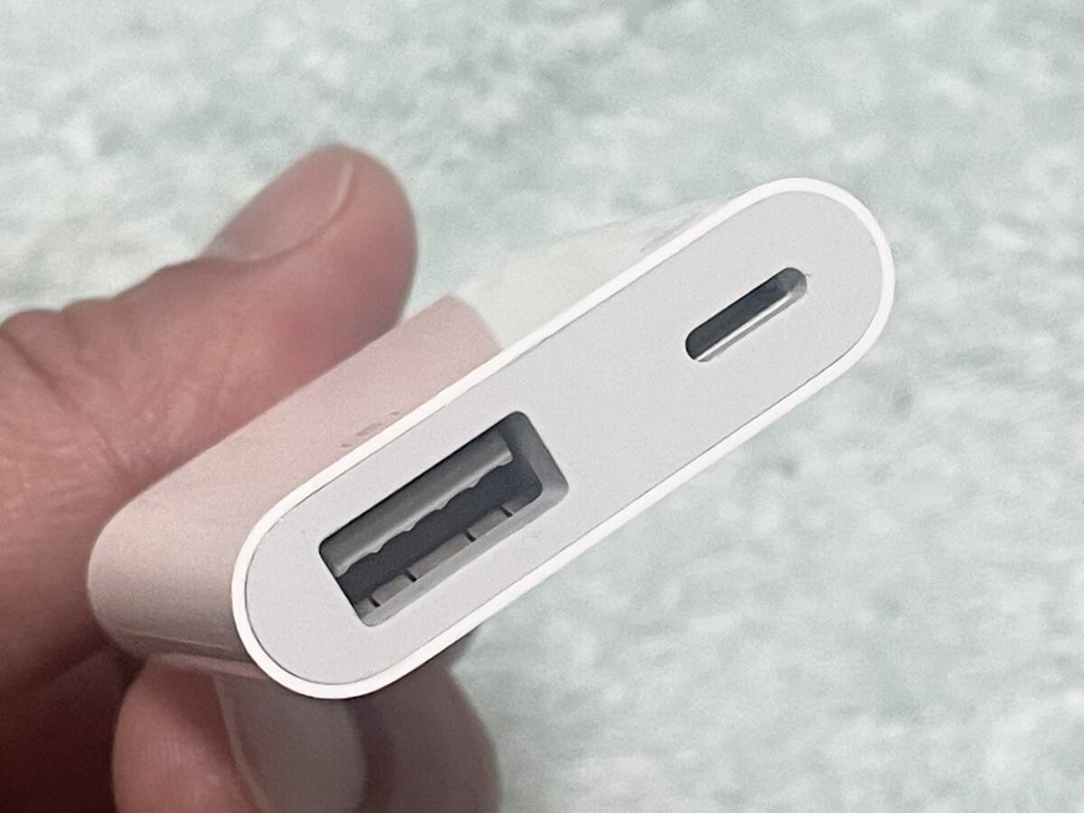 【匿名送料無料】即決 Apple純正 Lightning - USB 3カメラアダプタ MK0W2AM/AA1619_画像7