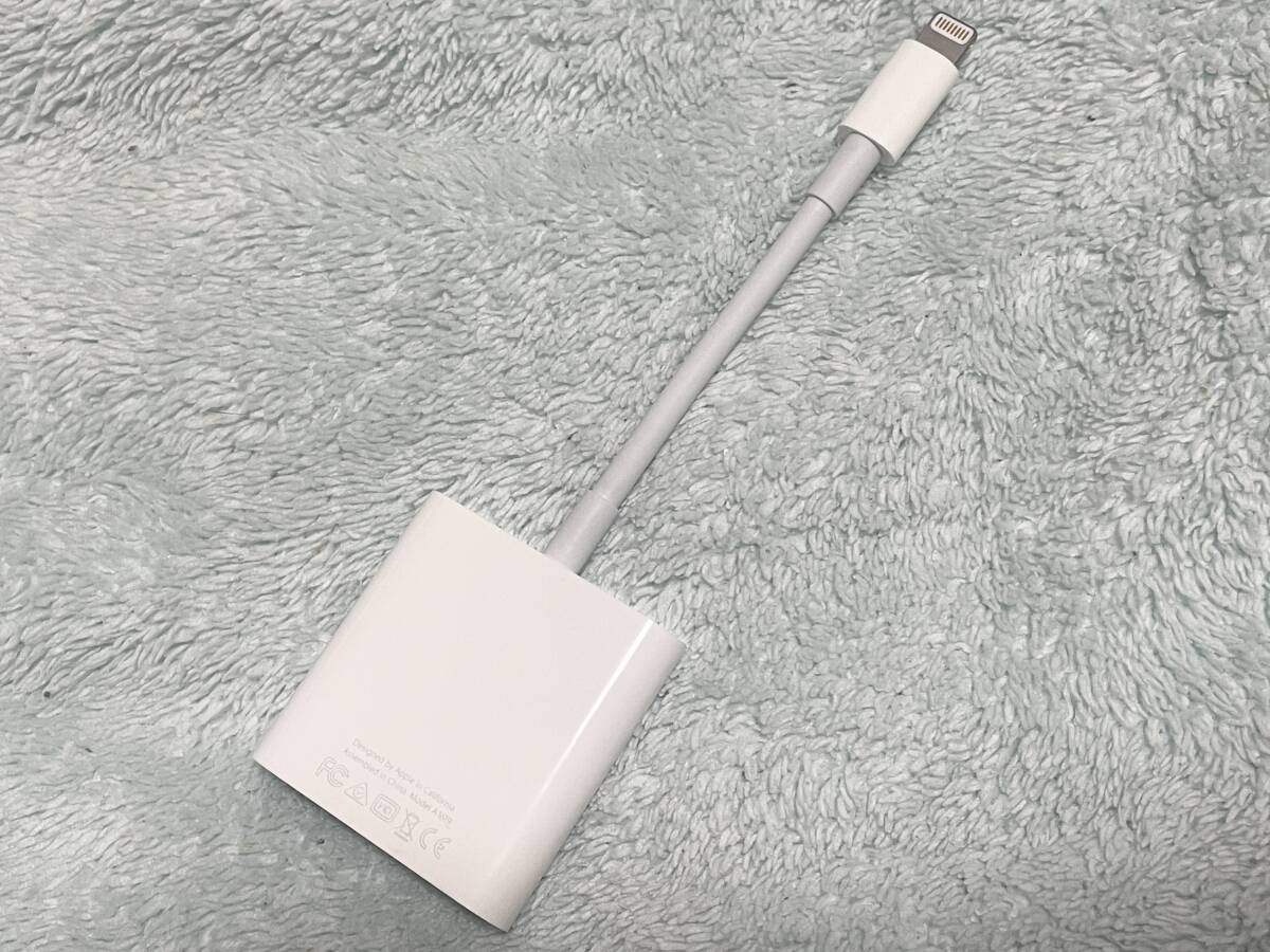 【匿名送料無料】即決 Apple純正 Lightning - USB 3カメラアダプタ MK0W2AM/AA1619_画像3